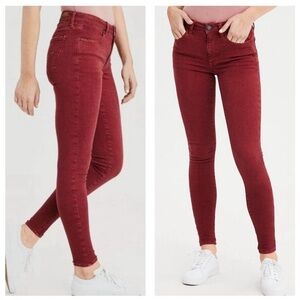 American Eagle Jegging red